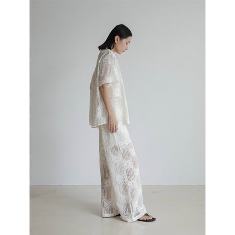 《予約販売》jacquard knit pants/2colors_np1134