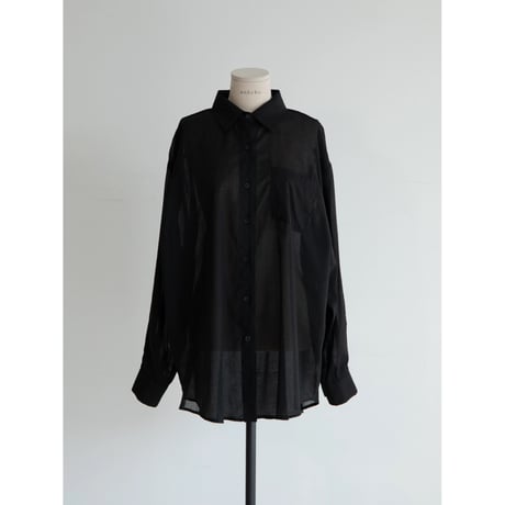 《予約販売》daily sheer over shirt/2colors_nb0309