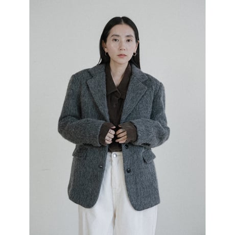 《予約販売》quilting linner mohair like jacket/2colors_no0494