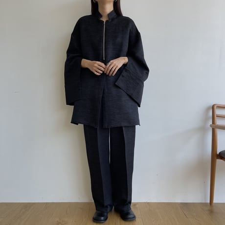 【nokcha original】ennui  zip blouse/2colors_nb0105