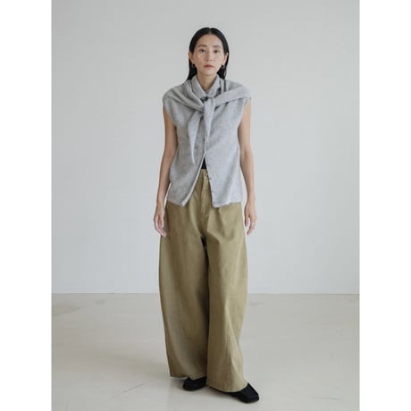 《予約販売》cashmere blend knit vest/2colors_nt2389