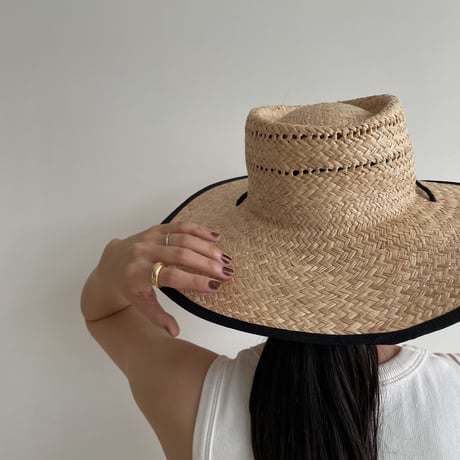 《予約販売》accent straw hut_na0538