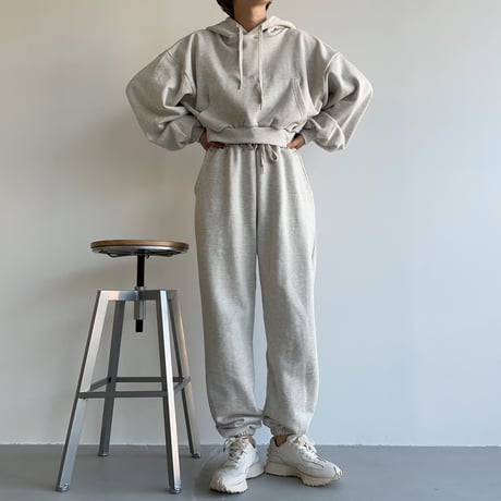 【nokcha original】“latte de the vert”jogger pants/3colors_np0454