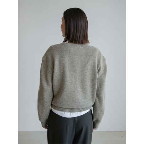 《予約販売》accent mannish knit pullover/2colors_nt2480