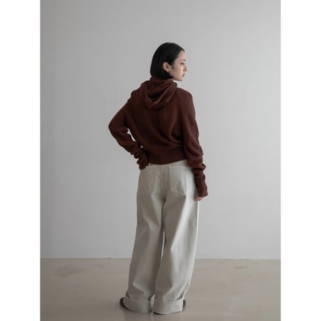 《予約販売》hoodie knit tops/2colors_nt2157