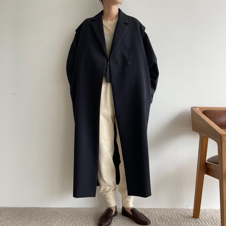 【nokcha original】2set mulch coat/navy_no0231