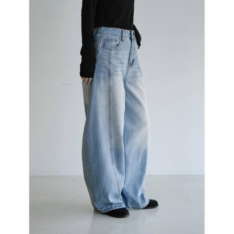 《予約販売》vintage wash accent jeans/2colors_nj0169