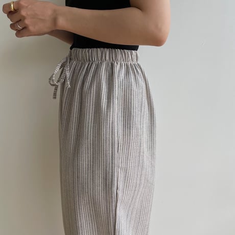 《予約販売》stripe linen pants/2colors_np0835