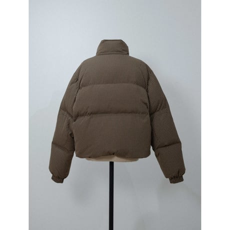 【 RESTOCK 】【NOKCHA original】mannish down jacket/check_no0477