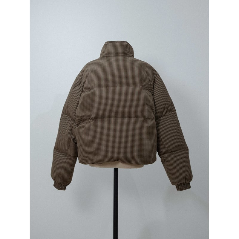 NOKCHA original】mannish down jacket/check_no04