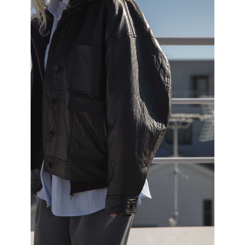 AUTHENTIC series - old like eco leather jacke AUTHENTIC series - old like eco leather jacke