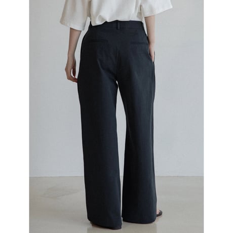 《予約販売》two tuck accent twill pants/2colors_np1127