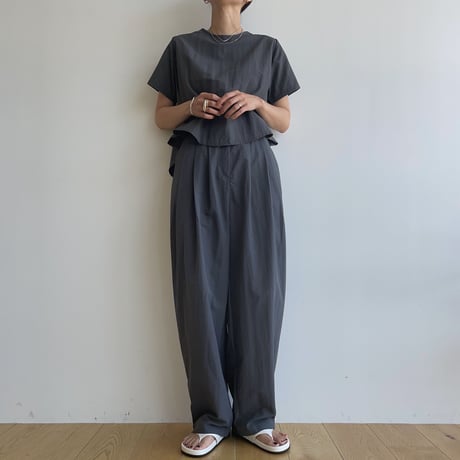 《予約販売》minimal washer blouse/2colors_nb0165