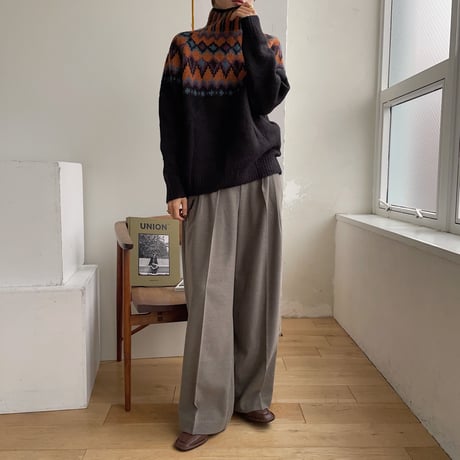 winter raglan sleeve knit/2colors_nt0762