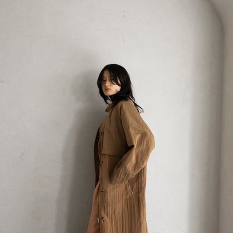 【nokcha original】washer quilting trench coat/beige_no0121