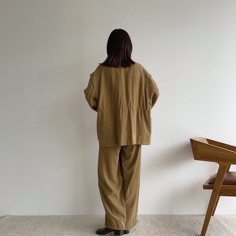【nokcha original】2way pocket pants/olive khaki_np0666