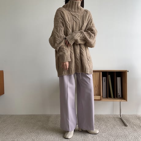《予約販売》twist cable over knit_nt1224