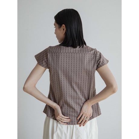 《予約販売》jacquard minimal shirt/2colors_nb0301