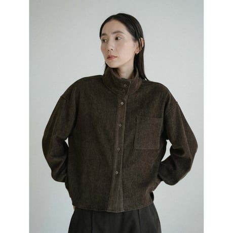 《予約販売》2way velours shirt/2colors_nb0345