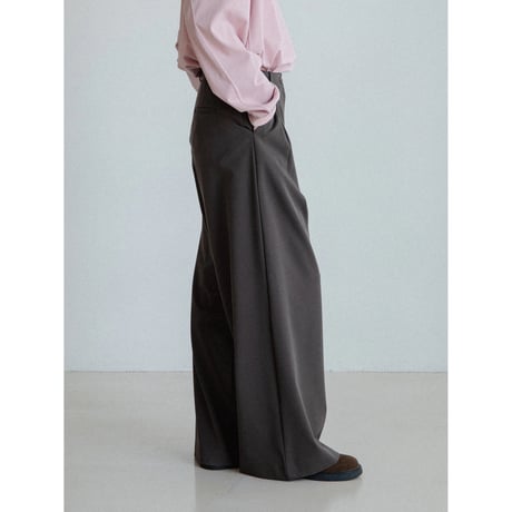 《予約販売》two tuck simply wide pants/2colors_np1159