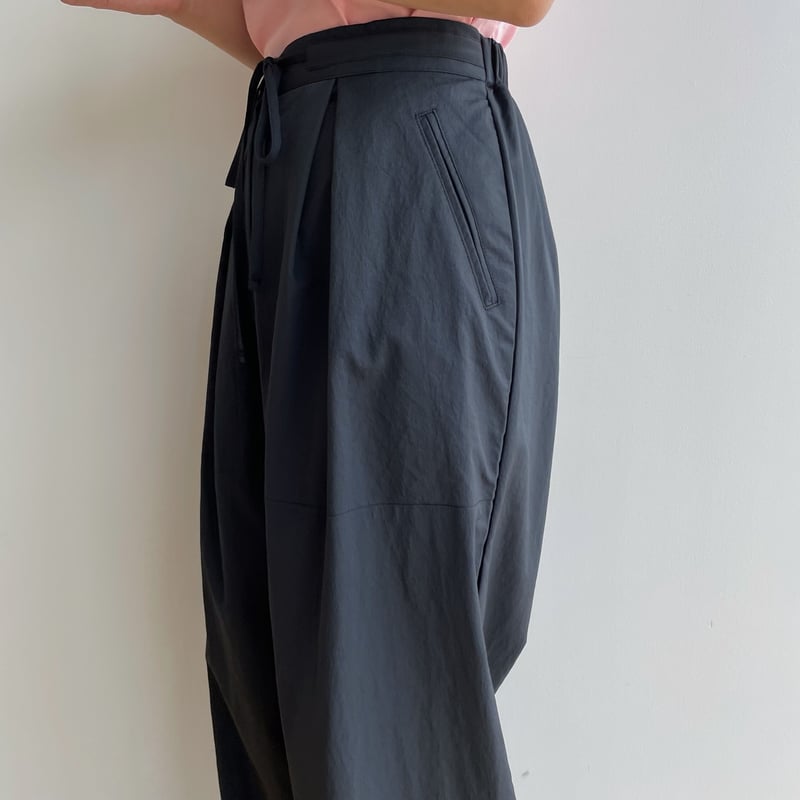 nokcha original】string washer oval pants/2colo