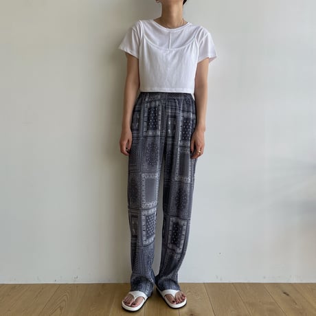 《予約販売》paisley rincl easy pants/2colors_np0834