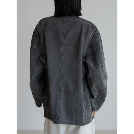 《予約販売》mannish denim jacket/2colors_no0457