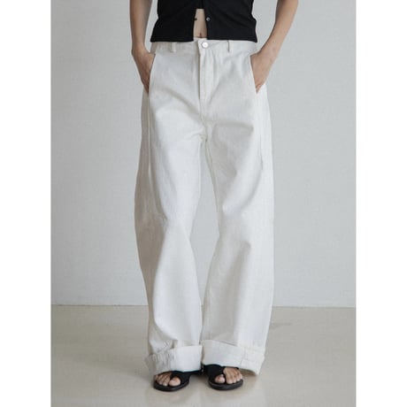 《予約販売》accent oval twill pants/2colors_np1143