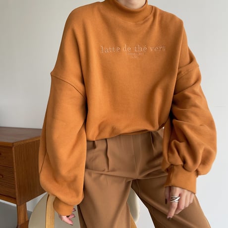 【nokcha original】“latte de the vert”mtm/orange_nt1067