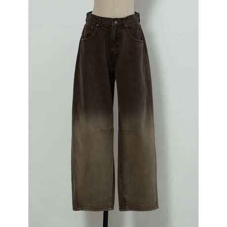 【NOKCHA original】gradation oval jeans_np1155