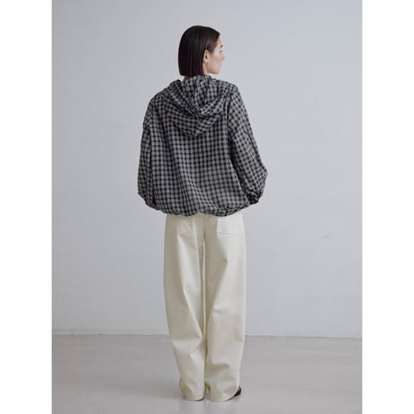 《予約販売》check hoodie shirt_nb0360