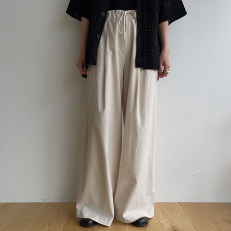 《予約販売》natural wide pants/2colors_np0809