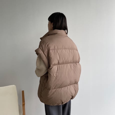 《予約販売》duck down vest/2colors_nt1228