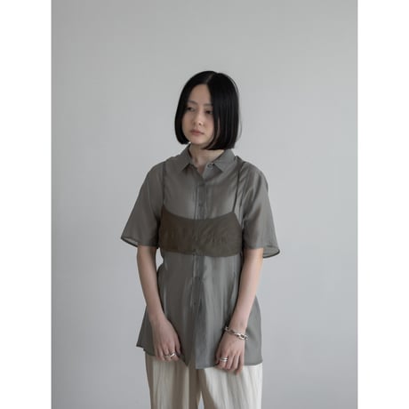 《予約販売》2way sheer shirt/3colors_nb0256