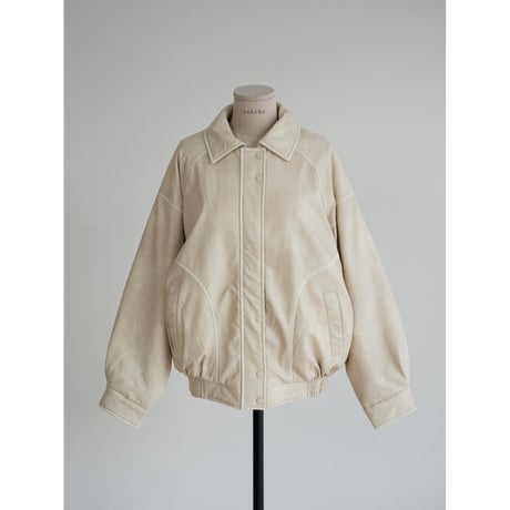 《予約販売》quilting linner fake leather jacket/2colors_no0480