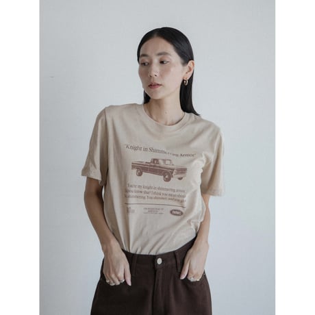 《予約販売》vintage like minimal tee/2colors_nt2371