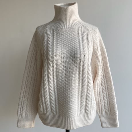 《予約販売》cable simply knit/3colors_nt1551