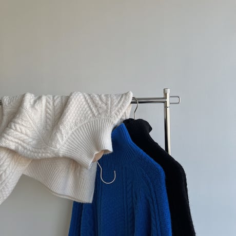 《予約販売》cable simply knit/3colors_nt1551