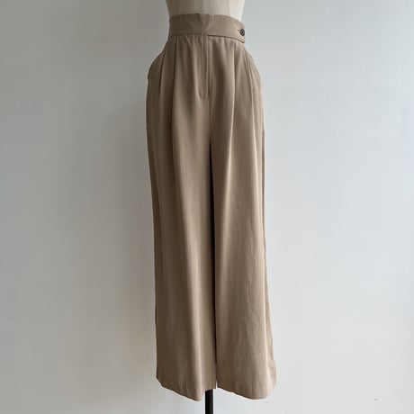 《予約販売》material tuck pants/2colors_np0676