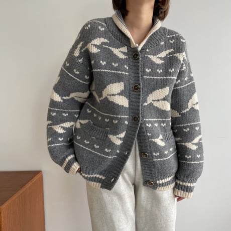 《予約販売》winter knit cardigan/2colors_nt1189
