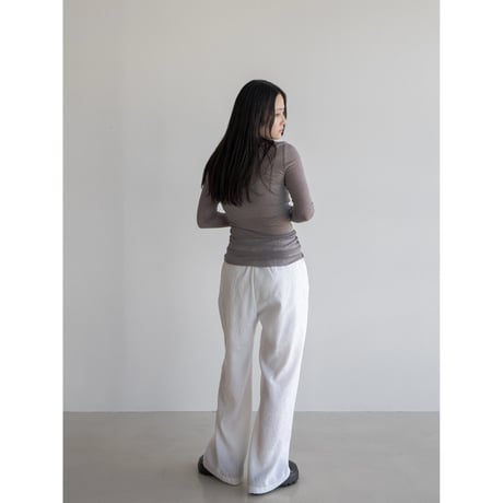 《予約販売》pattern jacquard pants/2colors_np0969