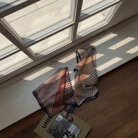 《予約販売》geometric pattern scarf/2colors_na0189
