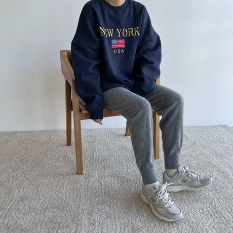 《予約販売》cashmere jogger pants/3colors_np0512