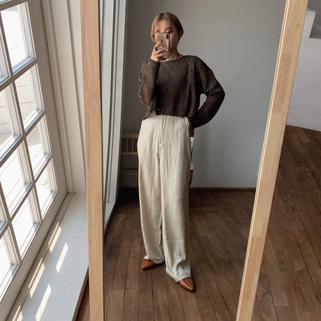 《予約販売》pattern minimal knit/2colors_nt0540