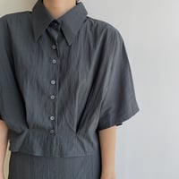 《予約販売》minimal mannish blouse/2colors_nb0150