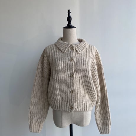 《予約販売》collar knit cardigan/3colors_nt1151