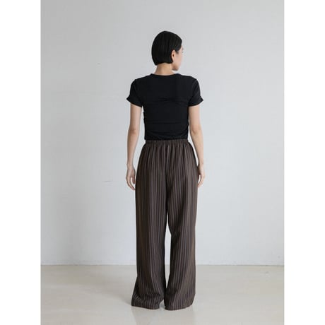 《予約販売》stripe easy rich pants/2colors_np1240