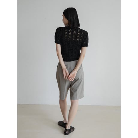 《予約販売》crochet minimal lady knit tops/2colors_nt2311