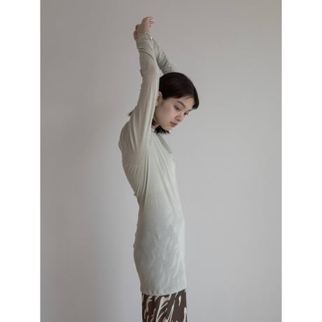 《予約販売》material sheer tops/3colors_nt2067
