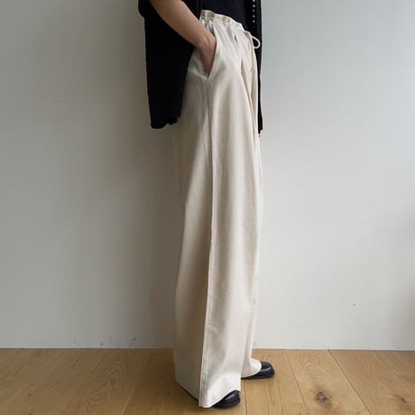 《予約販売》natural wide pants/2colors_np0809
